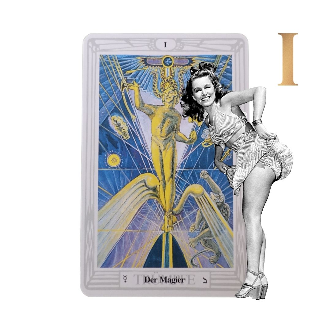 Thoth Tarot Aleister Crowley ATU 1 Der Magier- Die Okkultistin.j Thoth Tarot by Aleister Crowley | ATU I - Der Magier | Tarotkarte | Die Okkultistin