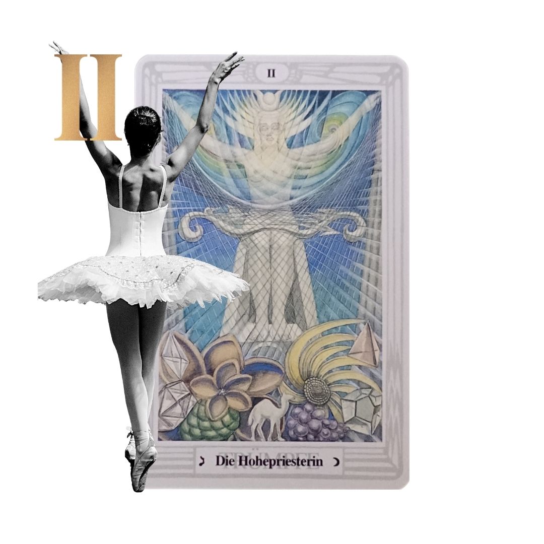 Thoth Tarot Aleister Crowley ATU II Die Hohepriesterin - Die Okkultistin.j