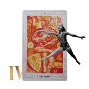 Thoth Tarot by Aleister Crowley | ATU IV - Der Kaiser | Tarotkarte | Die Okkultistin