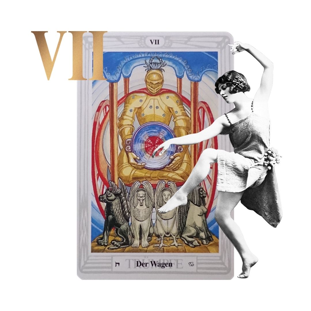 Thoth Tarot by Aleister Crowley | ATU VII - Der Wagen | Tarotkarte | Die Okkultistin