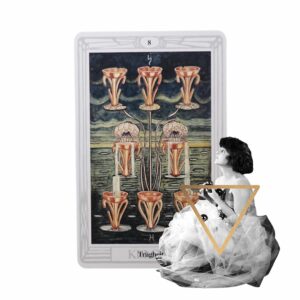 Thoth Tarot | Die Acht der Kelche - Trägheit