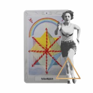 Thoth Tarot | Die Acht der Stäbe - Schnelligkeit