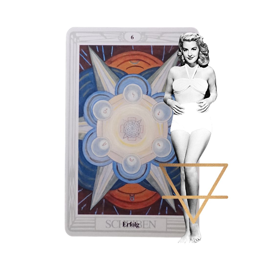 Sechs der Scheiben Thoth Tarot Aleister Crowley Die Okkultistin