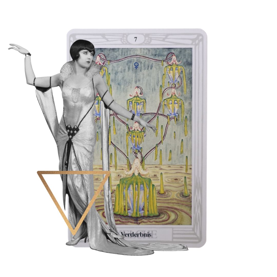 Sieben der Kelche Thoth Tarot Aleister Crowley Die Okkultistin