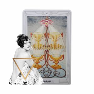 Thoth Tarot | Die Vier der Kelche - Üppigkeit