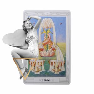 Thoth Tarot | Die Zwei der Kelche - Liebe