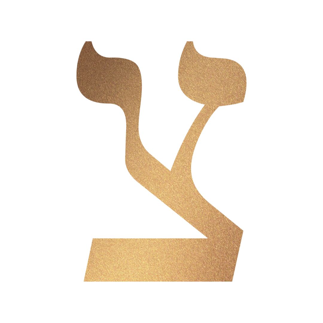 Tzadi Die Okkultistin Symbol Hebräische Buchstaben